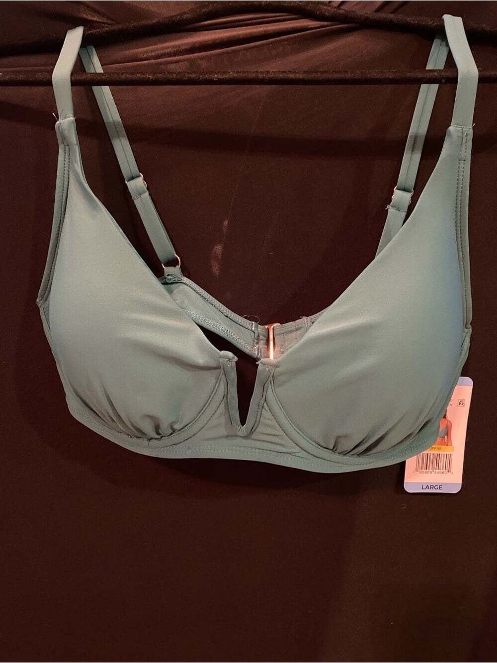 Anne Cole Seafoam Green Underwire Bikini Top